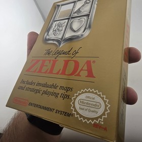 The Legend of Zelda - Case Only - Nintendo Nes - Original Art (No Game)