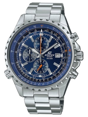 CASIO Edifice Herrenuhr Chronograph Blau Chrono EF-527D-2AVUEF