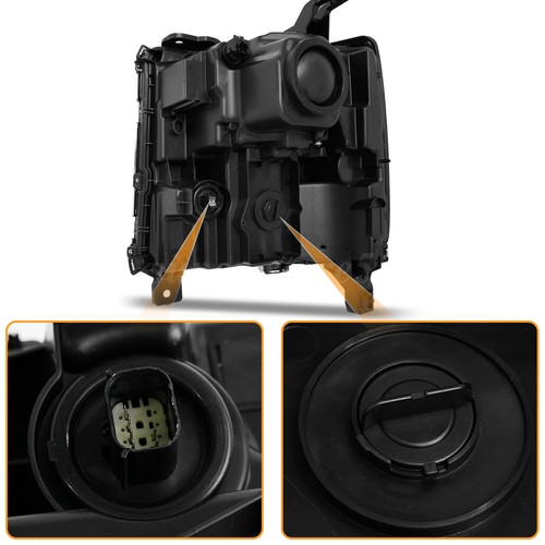 For 2016 2017 2018 2019 Chevy Silverado 1500 HID Headlights w/LED DRL Chrome L+R - 第 8/9 張圖片