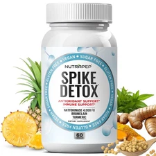NutraPep Spike Protein Detox Supplement - 4000 FU Nattokinase with Bromelain