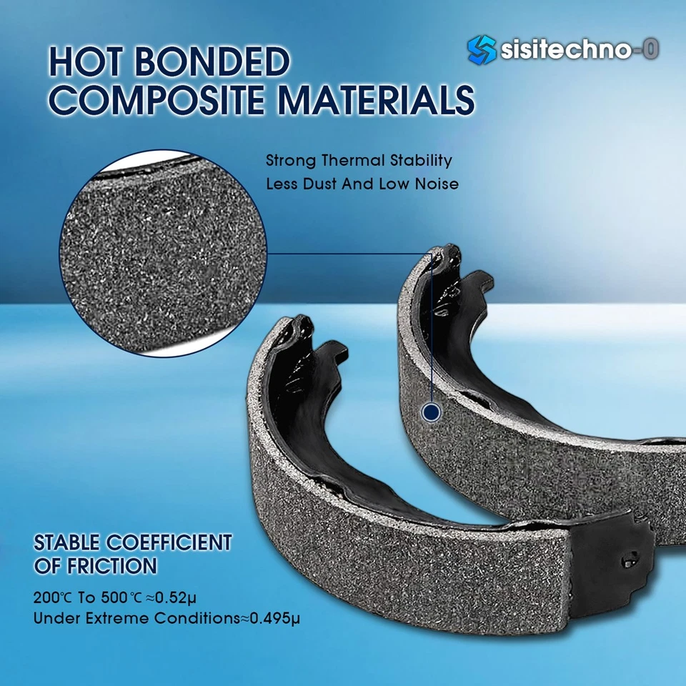 Rear Parking Brake Shoe for 2003 2004 2005 2006 Mercedes-Benz E320 3.2L - Image 3 of 4