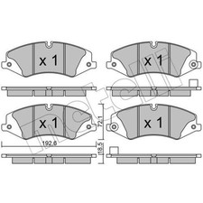 METELLI Bremsbeläge Bremsbelegsatz vorne für Land Rover Range Discovery