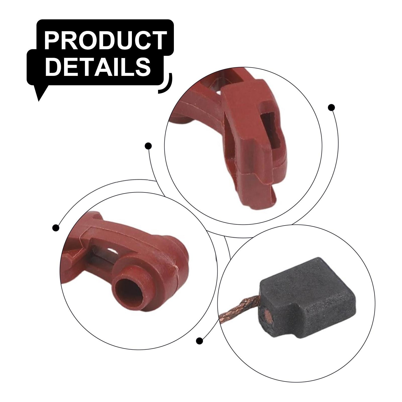 Carbon Brush and Brush Arm Replacement Set 64874300 65091601 for D28111 D28112