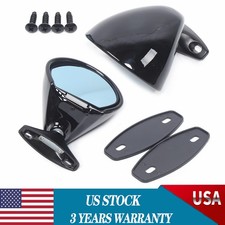 2 Pcs Universal Classic Car Door Side Mirror Rear View Mirror Plane Mirror Set