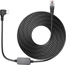 Type-c to RJ11 Radar Detector Power Cable,DC 5V-12V Power Cable Replacement f...