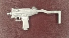 24.4 Grams .999 Fine Silver UZI Gun Hand Pour, Letz Go Made Detailed Bullion Bar