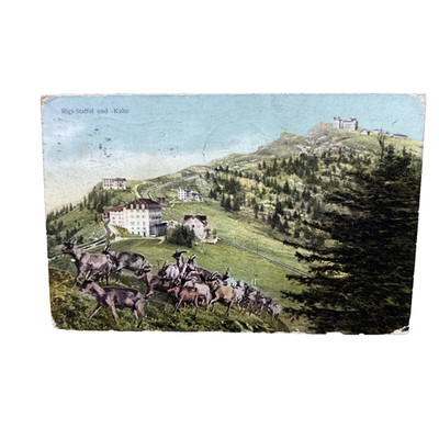 Postkarte AK Rigi-Staffel Rigi-Kulm Schweiz Gelaufen 1913 Luzern Ansichtskarte