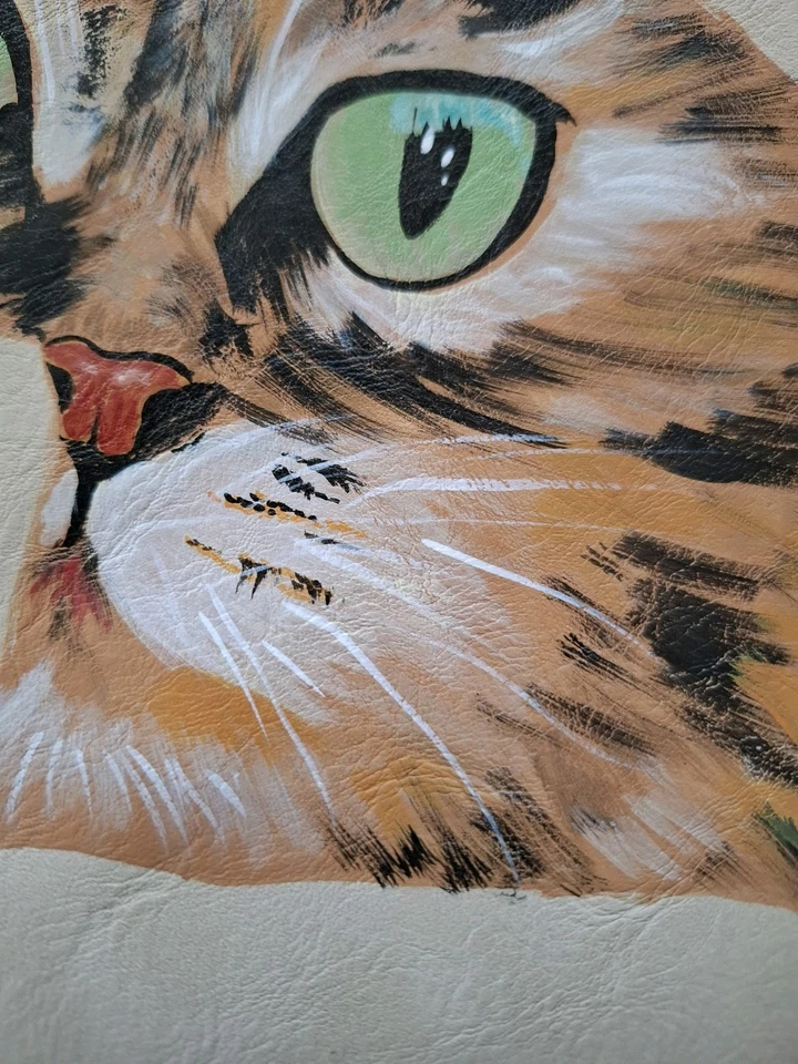 Tasche Shopper Handtasche Schultertasche Umhängetasche handbemalt Crossbag 🎁🐱 - Bild 4 von 4