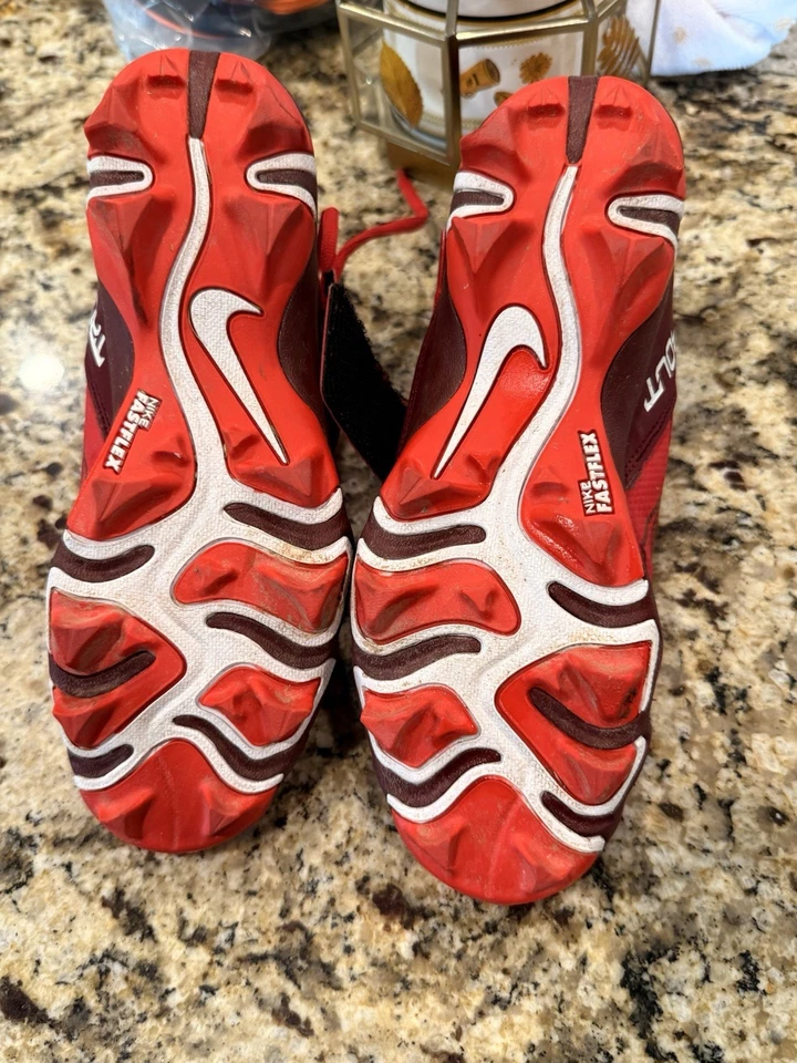Nike Force Trout 8 Keystone Baseball Cleats Youth 5.5Y Red Keystone  - Image 4 of 4