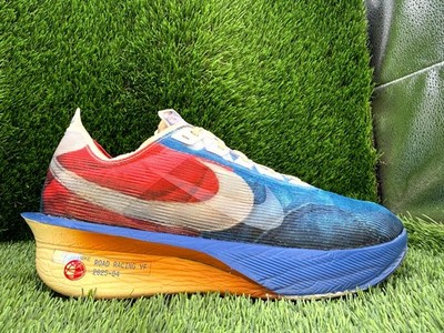 Nike ZoomX Vaporfly 4 IH3586-999 Athletic Sneaker Mens 10 Blue Mesh Road Racing