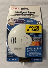NEW Kidde Intelligent Voice Alarm Smoke and Carbon Monoxide Model KN-COSMXTR-B