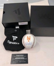 Fanatics Under Wraps Brandon Nimmo Autographed Baseball Official Major League