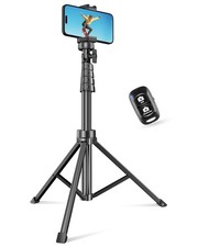 SENSYNE 62" Phone Tripod  Selfie Stick, Extendable Cell 62-inch, Black