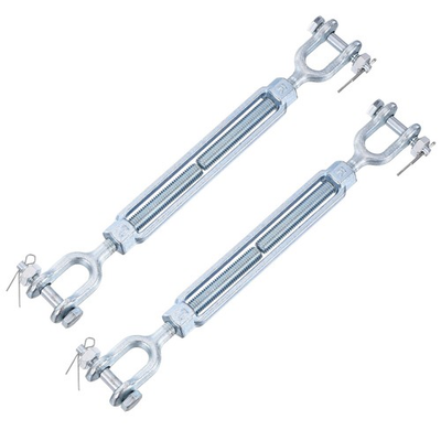 #ad #ad Heavy Duty Turnbuckle M12 Silver 2 Pcs Carbon Steel Jaw and Jaw Turnbuckle $69.32