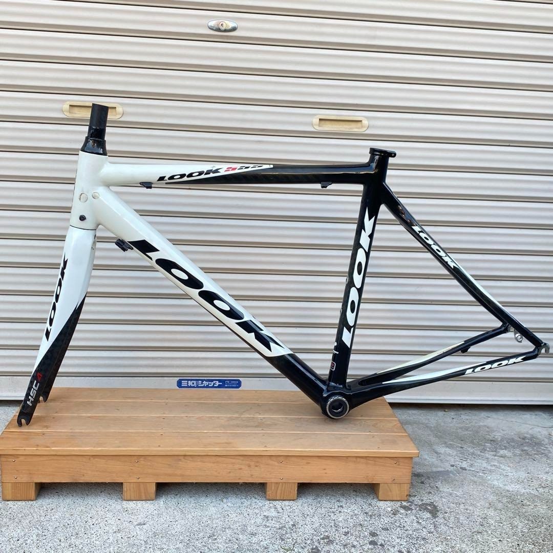 ◎LOOK ルック 555 2008 カーボン フレーム 現状品 Look 555 Carbon Road Bike Frame 2008 Model Size M Japan USED