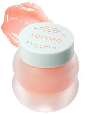 TOCOBO Vita Glazed Lip Mask 20ml (0.68oz) Vegan Overnight Hydration & Lip Repair