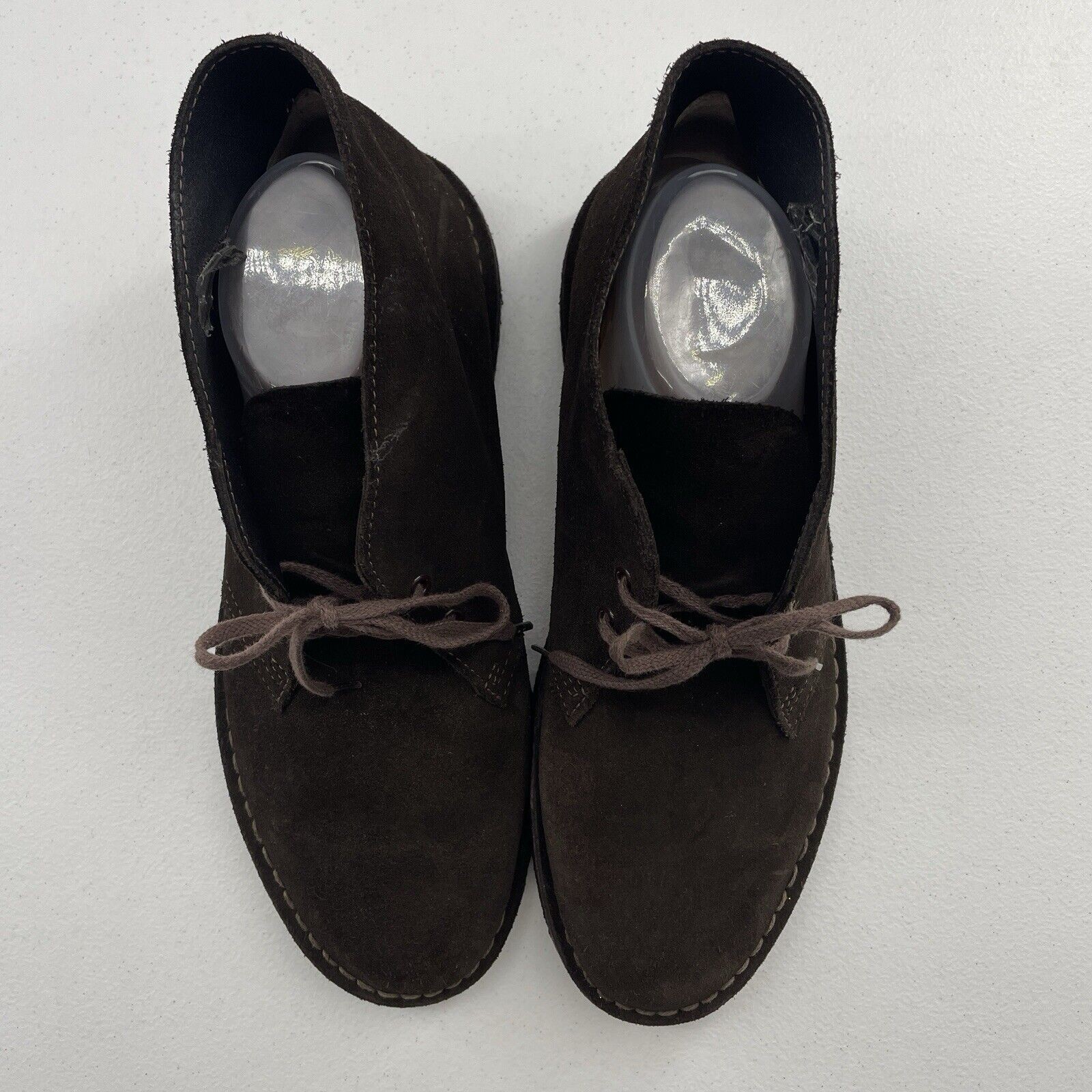 SAOLA Clarks 9.5 Originals Desert Boots uomo marrone pelle scamosciata crepe gomma suola gomma