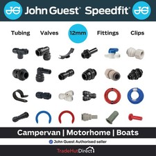 John Guest 12mm Fittings Push Fit JG SpeedFit Caravan Motorhome Boat Campervan