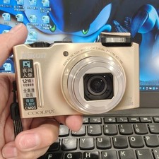 Nikon COOLPIX S8100 2.10 MP 10x Optical Zoom Digital Camera English OS-Gold