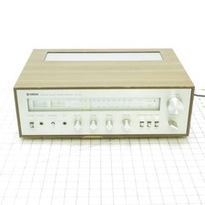 Vintage Yamaha CR-400 Natural Sound Stereo Receiver w/ Wood Cabinet