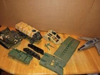 VINTAGE G.I. JOE 3 3/4" FIGURE VEHICLE AND PARTS LOT 1984-1997
