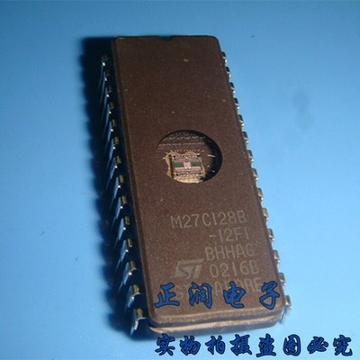 1pcs M27C128B-12F1 M27C128B CDIP28 *bn