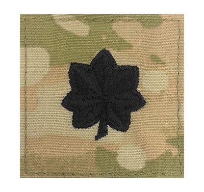 Lieutenant Colonel OCP 2x2 Rank With Hook Fastener-Veteran Owned Business