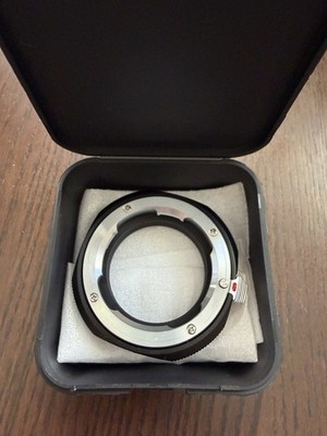K&F Concept LM - FX Lens Adapter Ring Black With Lens Caps (Leica M to Fujifilm)
