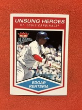 2004 Fleer Platinum Unsung Heroes 🔥🔥Edgar Renteria #179🔥🔥🔥🔥🔥🔥