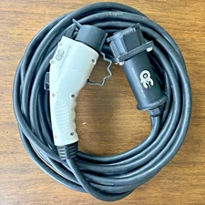 QC Charge J1772 Extension Cord Type 1 EV Charger Cable 40 Amp Jlong 40 feet SAFE