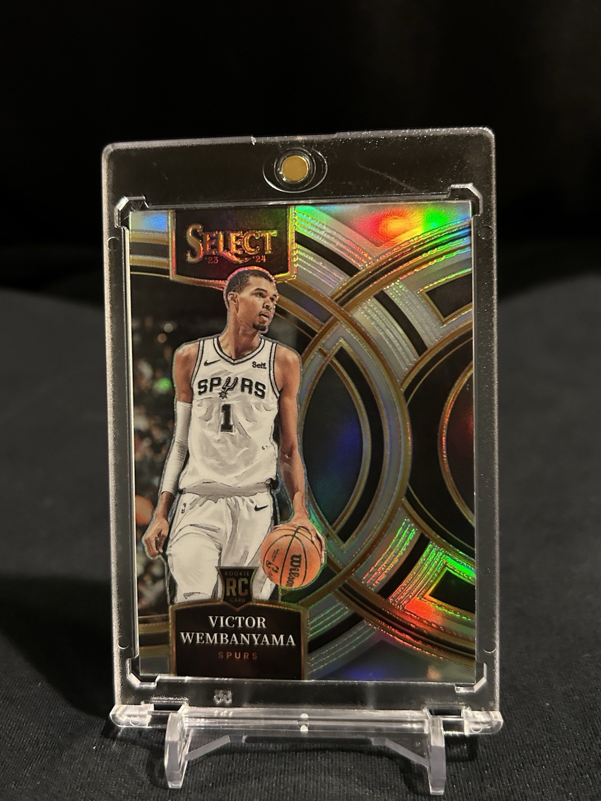 2023-24 Panini Select - Premier Level Victor Wembanyama #121 Silver Prizm (RC)