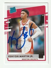 Kenyon Martin Jr. Signed 2020-21 Panini Donruss Card #224 Auto RC Autograph COA