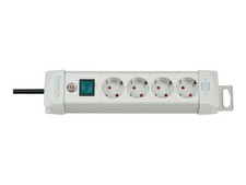 Brennenstuhl 1955540100 4 Socket s AC Type F Plastic Grey 1.8m Strip