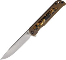 Medford T-Bone Framelock S45VN Folding Knife Titanium Tortoise