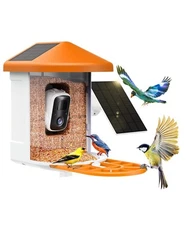 Harymor Smart Bird Feeder Camera AI Identifies 10000 Species Solar Powered