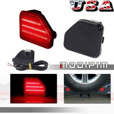 Smoke Lens Full Led Rear Bumper Reflector Light Lamp For 2018 Jeep Wrangler Jl