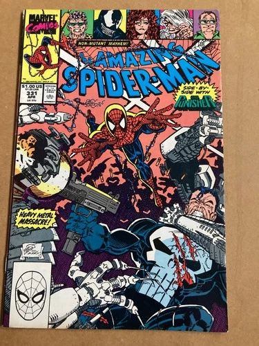 The Amazing Spider-Man #331 April 1990 FN+ Punisher/Venom