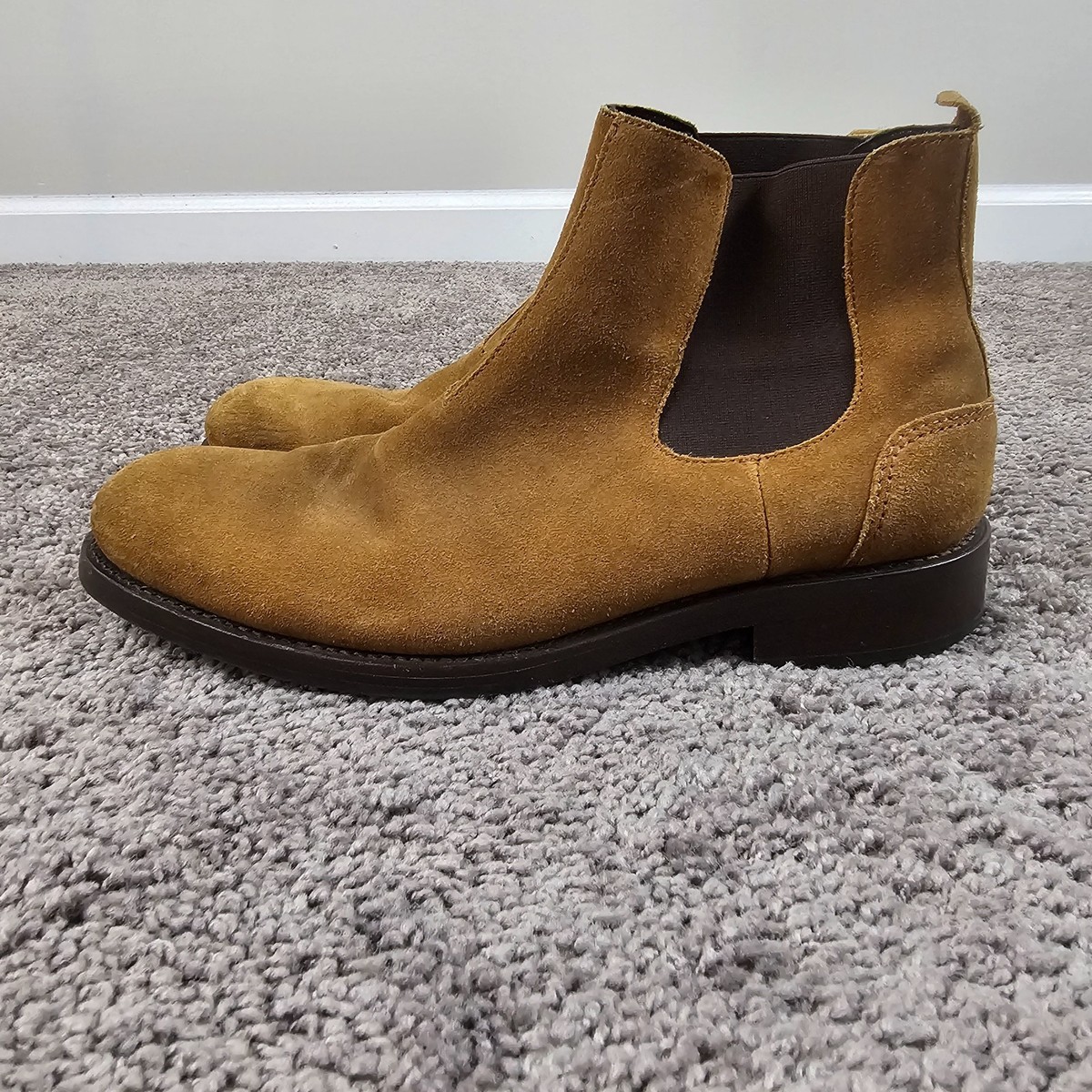 Wolverine 1000 Mile Chelsea Boots Tan Suede Made In USA Men\'s Wolverine USA W05301 1000 Mile Brown New Size: 43.5 D main image 3