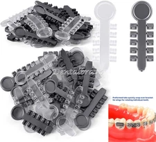 200pcs Dental Orthodontic Rotation Wedges Elastic Rotary Pads Rotating Torque