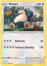 Pokemon Schwert & Schild Relaxo SSH 140/202 Einzelkarte - DEUTSCH - PKM Karte