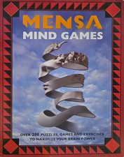 Mensa Mind games -Puzzles, Games & Exercises - New but box has been opened 