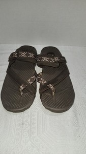 skechers outdoor lifestyle sandals brown sz 10