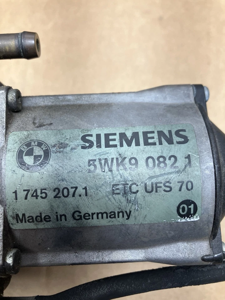 94-01 BMW E38 E31 850CI 750IL M73 CARROCERÍA ACELERADOR VÁLVULA 5WK9 Foto 2 de 4