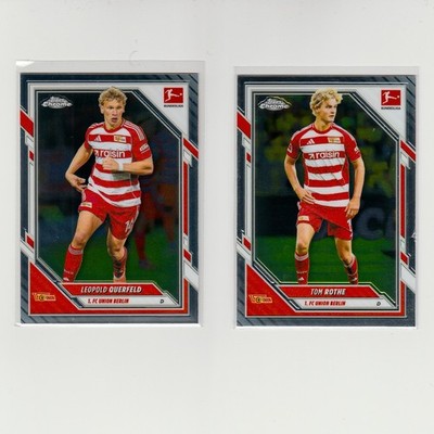 Union Berlin Lot Topps Chrome Bundesliga 2025-2026 NEU Querfeld Rothe