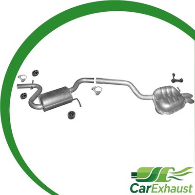Auspuffanlage für VW GOLF V VI JETTA A5 1.4 TSi Schalldämpfer