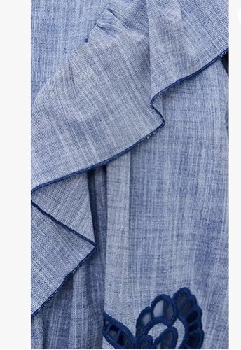 HUNTER BELL Women's Azalea Dress - Seabank Chambray - Size Small New with Tags