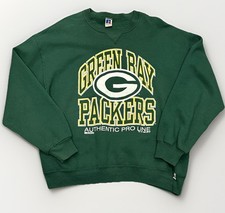 Vintage Russell Athletic Sweatshirt Men  s XL Green Bay Packers Pro Line NFL USA