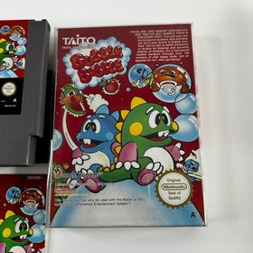 Bubble Bobble (Nintendo NES, 1988 PAL A) Taito Platform Complete In Box
