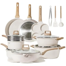 21-Piece Cookware Set - Nonstick, Induction-Compatible & PFOA Free
