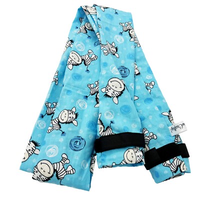 Baumwolle 2m CPAP SCHLAUCH ABDECKUNG Schlafapnoe Supersoft Sonderbedürfnisse Blau Zebra